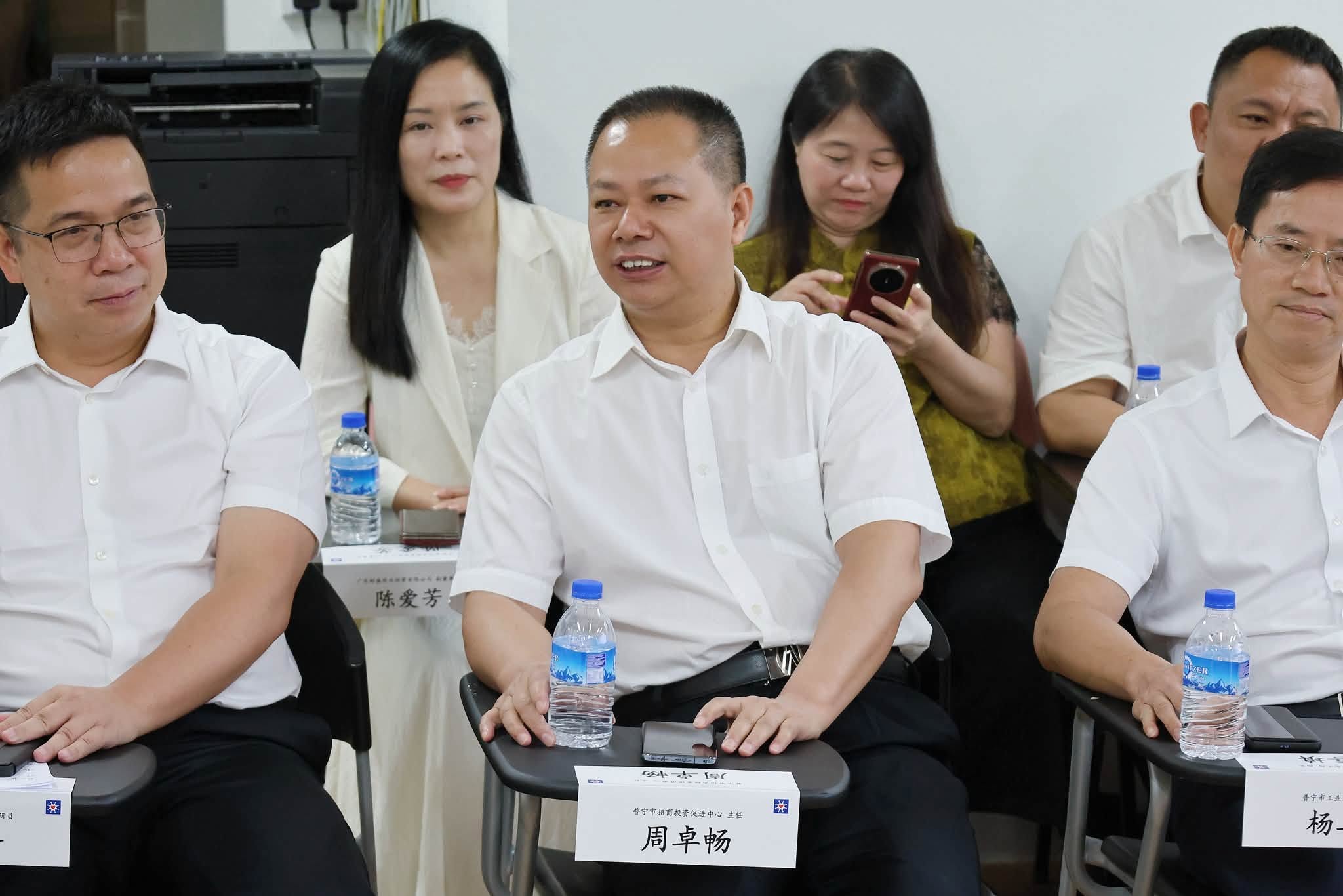 普宁市长率团到访-深化新普经贸文化交流13